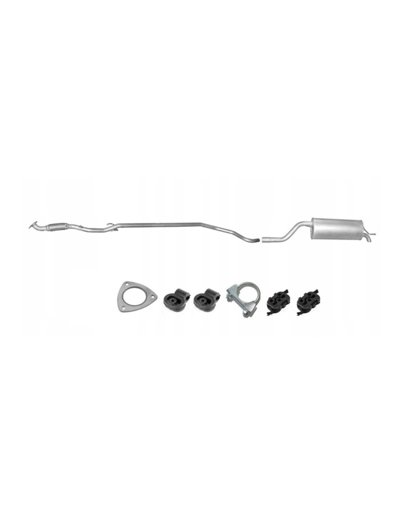 Edex Uitlaatset, Einddemper + Tussenpijp Opel Corsa D 1.2