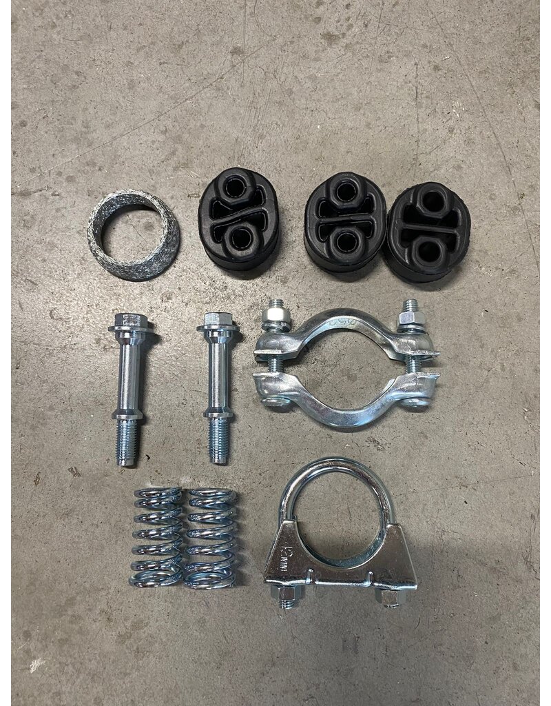 Edex Complete uitlaat einddemper + middenpijp Citroën C1, Peugeot 107, Toyota Aygo