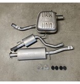 Polmo Complete uitlaat, Einddemper + Middendemper Alfa Romeo 147 1.6, 2.0