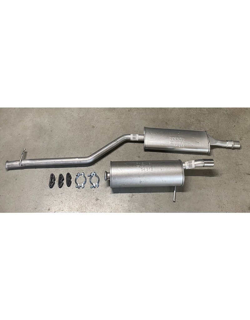 Edex Complete uitlaat, Einddemper + Middendemper Citroën Xsara Picasso