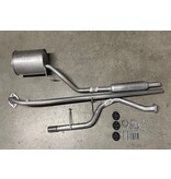 Edex Complete uitlaat Middendemper + Einddemper Daihatsu Cuore