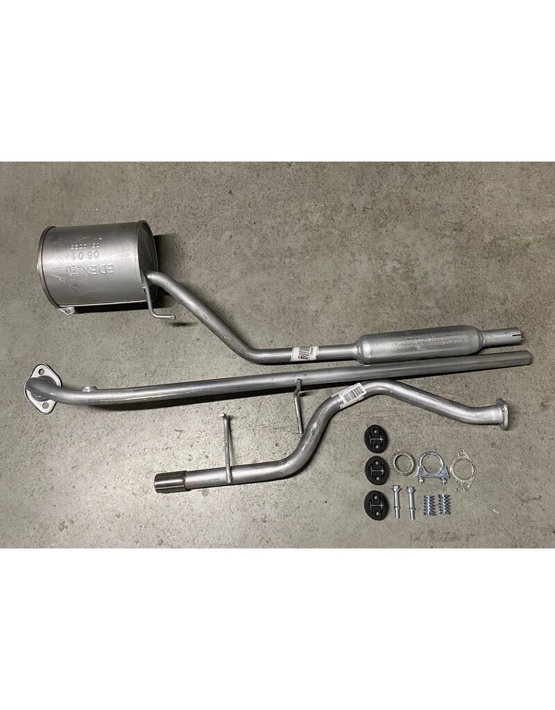 Edex Complete uitlaat Middendemper + Einddemper Daihatsu Cuore