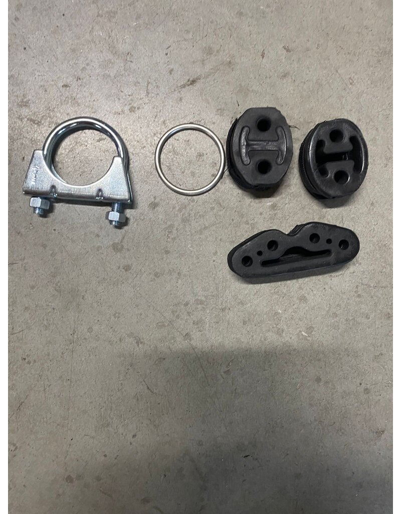 Edex Complete uitlaat Einddemper + Middenpijp Fiat Punto