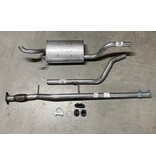 Edex Complete uitlaat Einddemper + Middenpijp Fiat Punto