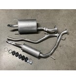 Edex Complete uitlaat Einddemper + Middendemper Honda Jazz