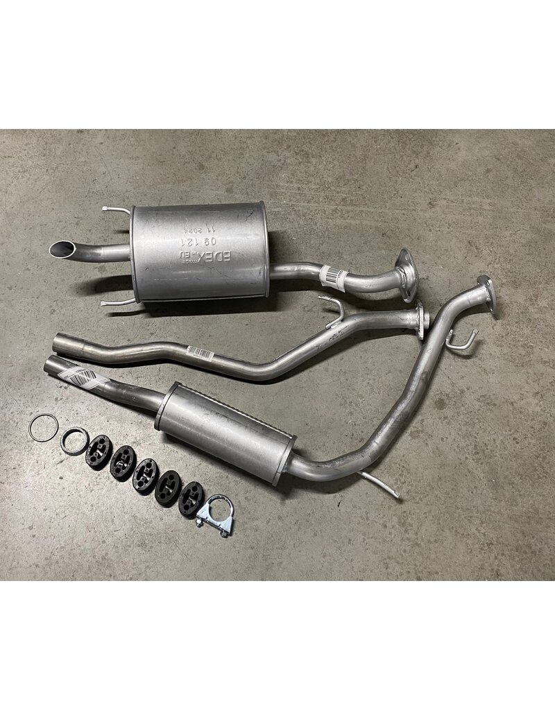 Edex Complete uitlaat Einddemper + Middendemper Honda Jazz