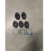 Edex Complete uitlaat Einddemper + Middendemper Honda Jazz