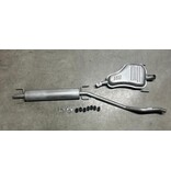 Edex Complete uitlaat Einddemper + Middendemper Opel Astra H
