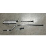 Edex Complete uitlaat Einddemper + Middenpijp + Voorpijp Peugeot 206