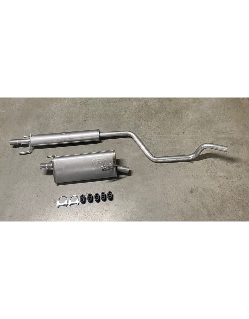 Edex Uitlaat set, Einddemper + Middendemper Opel Meriva