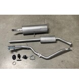 Edex Complete uitlaat Einddemper + Middendemper Peugeot 307 1.6