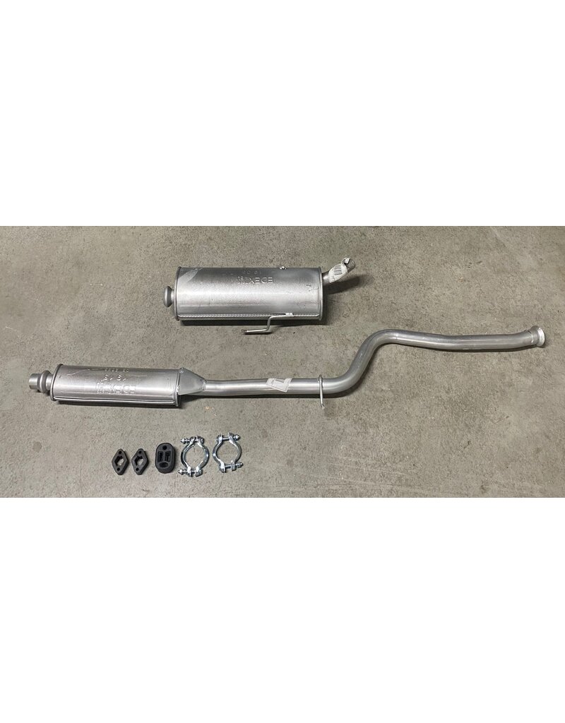 Edex Complete uitlaat Einddemper + Middendemper Peugeot 106
