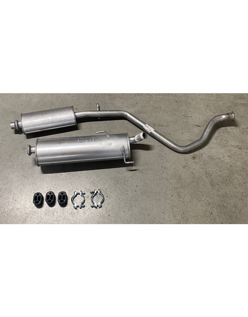 Edex Complete uitlaat Einddemper + Middendemper Peugeot 306
