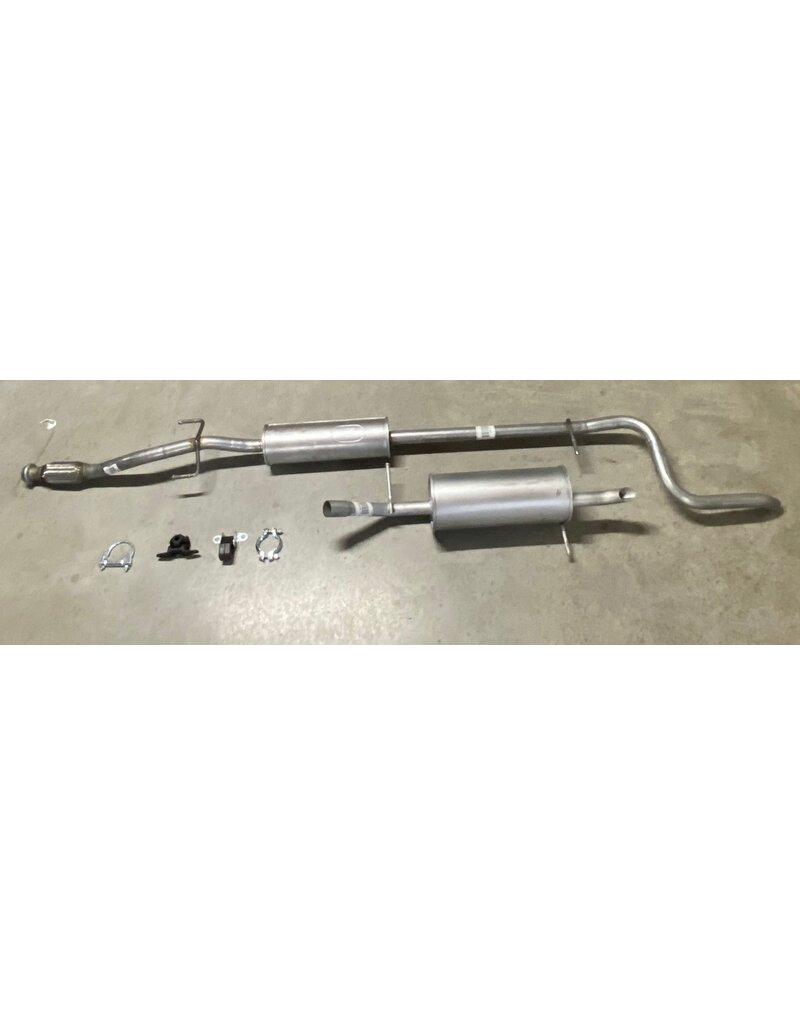 Edex Complete uitlaat Einddemper + Middendemper Peugeot 207, 208 / Citroën C3