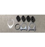 Edex Uitlaatset, Einddemper + Tussendemper + Voorpijp BMW 320