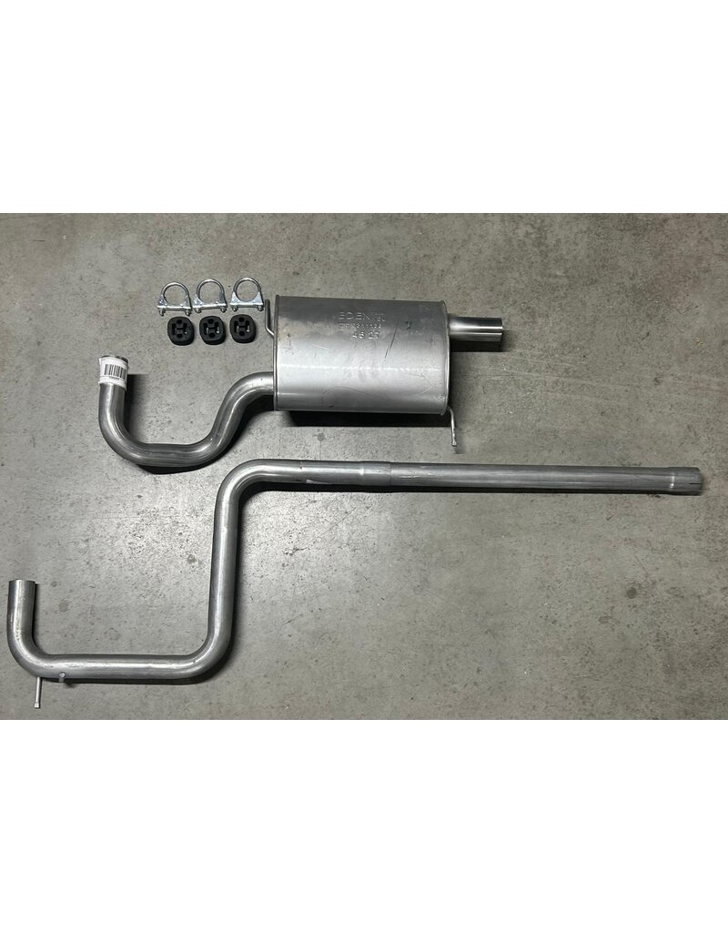 Edex Complete uitlaat, Einddemper + Middenpijp Chrysler PT Cruiser