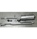 Edex Complete uitlaat, Einddemper + Middendemper Citroen Saxo, Peugeot 106