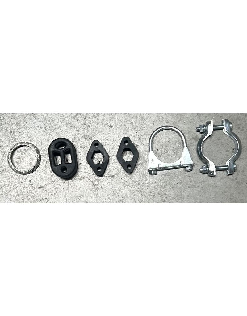 Edex Complete uitlaat, Einddemper + Middendemper Citroen Saxo, Peugeot 106