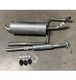Edex Uitlaatset, Einddemper + Tussendemper Ford Fiesta 6