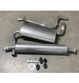 Edex Uitlaatset, Einddemper + Voordemper+ Tussenpijp Ford Focus