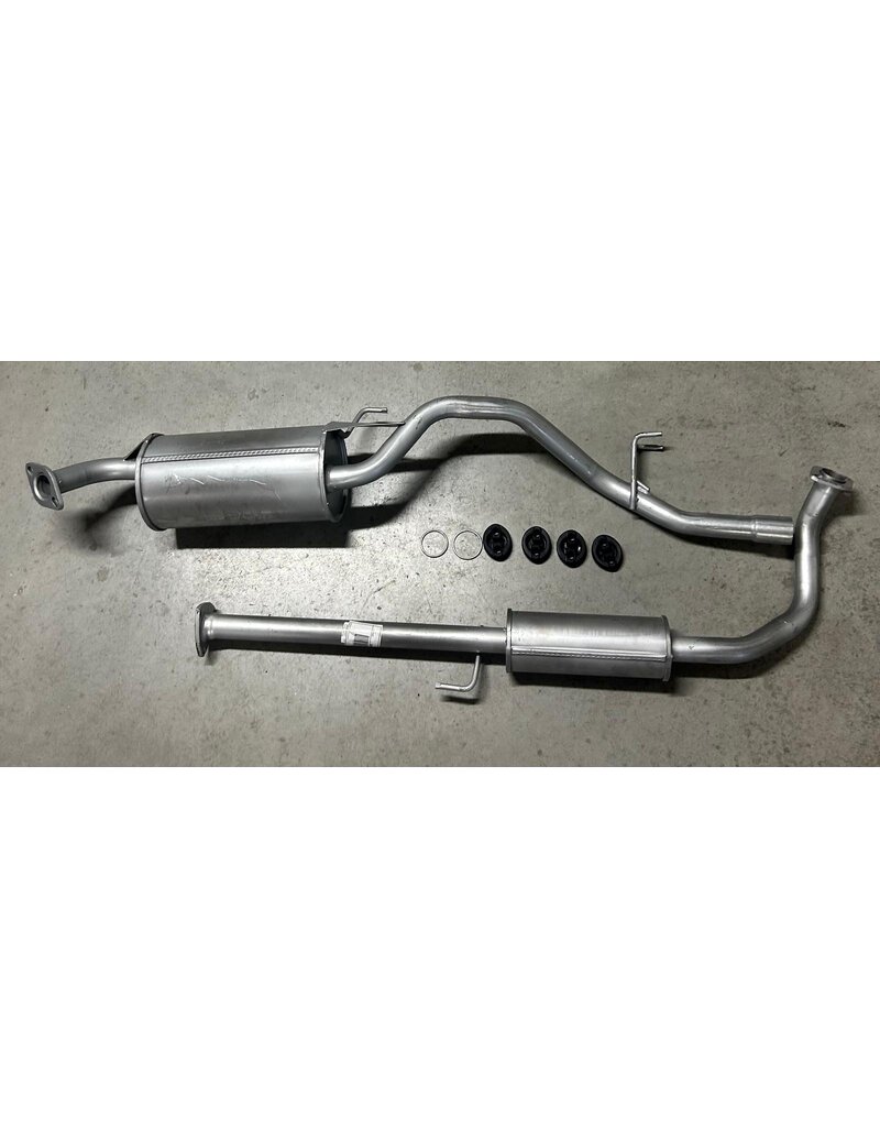 Edex Complete uitlaat Middendemper + Einddemper Honda HR-V