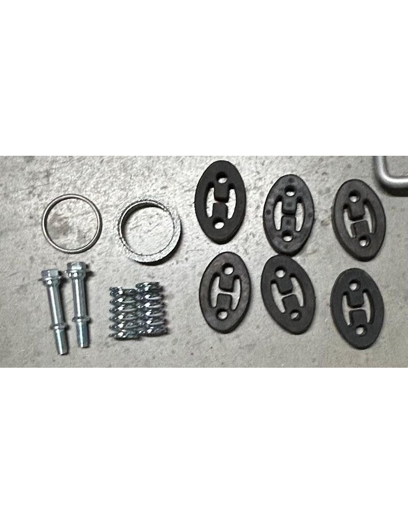 Polmo Complete uitlaat Middendemper + Einddemper Honda Civic Aerodeck 1.4i, 1.5i