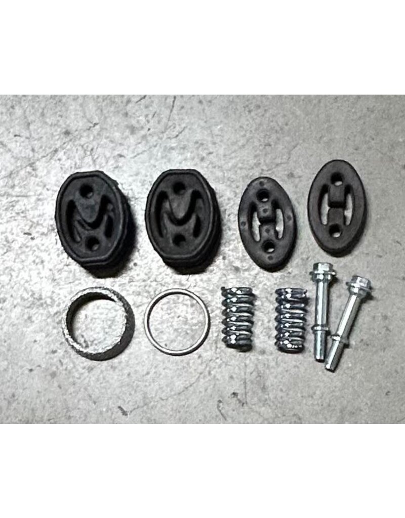 Edex Complete uitlaat Einddemper + Middendemper Honda Civic 1.4