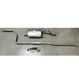 Edex Complete uitlaat Einddemper + Middendemper Honda Civic 5 deurs