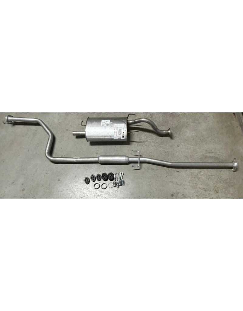 Edex Complete uitlaat Einddemper + Middendemper Honda Civic 5 deurs