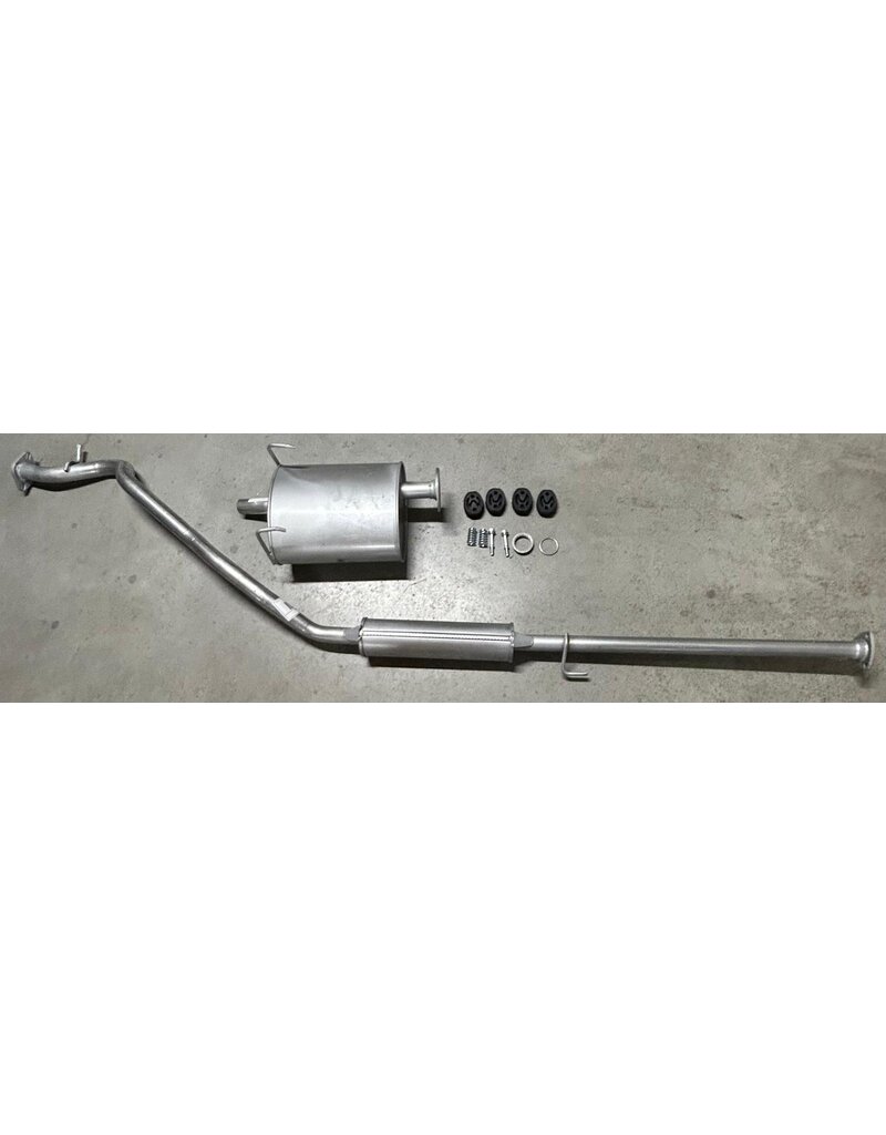 Edex Complete uitlaat Middendemper + Einddemper Honda CR-V 2.0