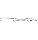 Polmo Uitlaatset, Einddemper + Middendemper + Eindpijp Ford Focus , Volvo C30