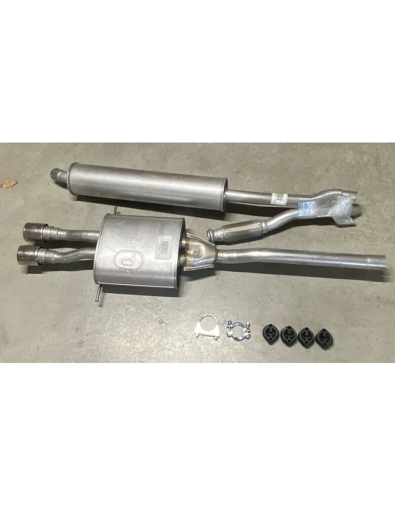 Edex Complete uitlaat Einddemper + Middendemper Mini R56, Open R57