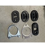 Edex Complete uitlaat Einddemper + Middendemper Volvo S40, V40