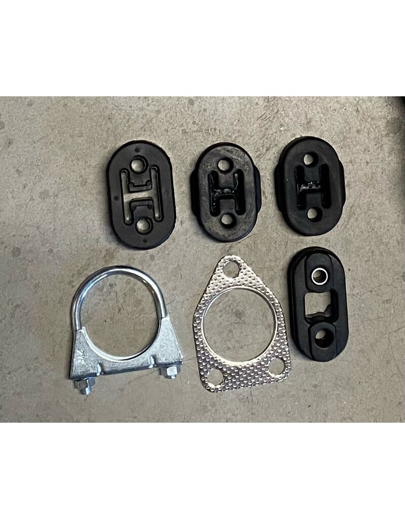 Edex Complete uitlaat Einddemper + Middendemper Volvo S40, V40