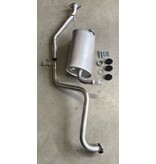 Edex Complete uitlaat Einddemper + Middendemper Suzuki Jimny 1.3i Edex Complete uitlaat Einddemper + Middendemper Suzuki Jimny 1.3i
