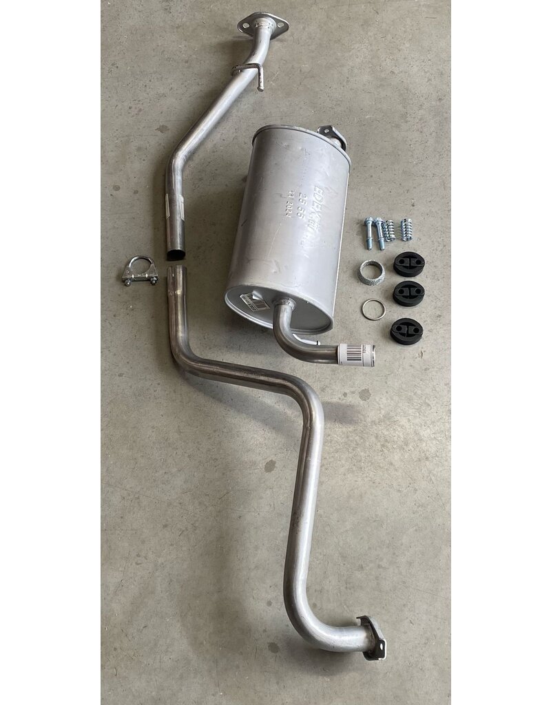 Edex Complete uitlaat Einddemper + Middendemper Suzuki Jimny 1.3i