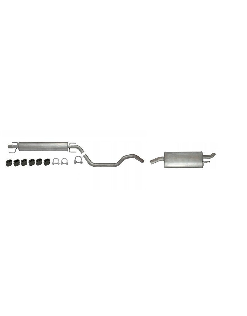 Edex Uitlaatset, Einddemper + Middendemper Opel Zafira