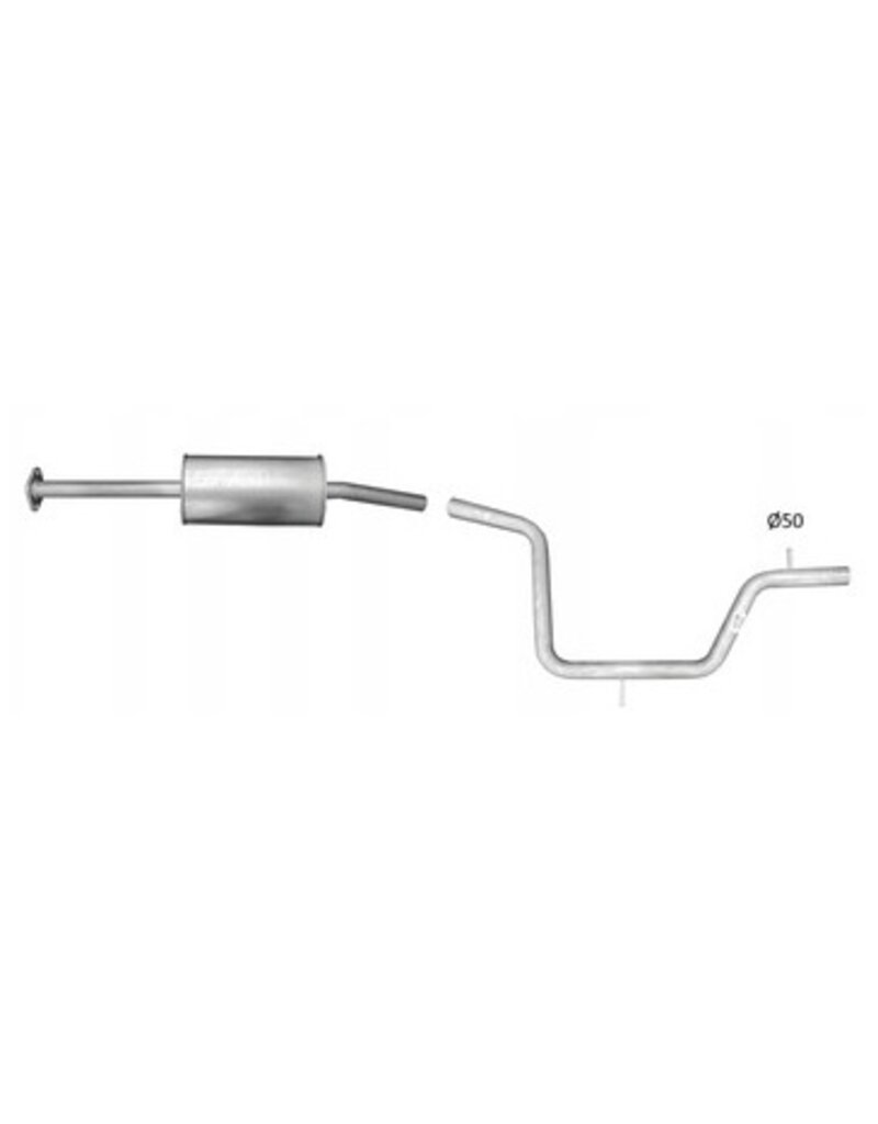 Polmo Uitlaat, Tussendemper Ford Galaxy / S-Max / Mondeo