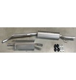 Edex Complete uitlaat Einddemper + Tussendemper Opel Corsa B 1.2 16_V