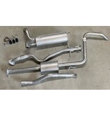 Edex Uitlaatset, Einddemper + Voorpijp + Tussendemper + Eindpijp Opel Astra J