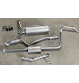 Edex Uitlaatset, Einddemper + Voorpijp + Tussendemper + Eindpijp Opel Astra J