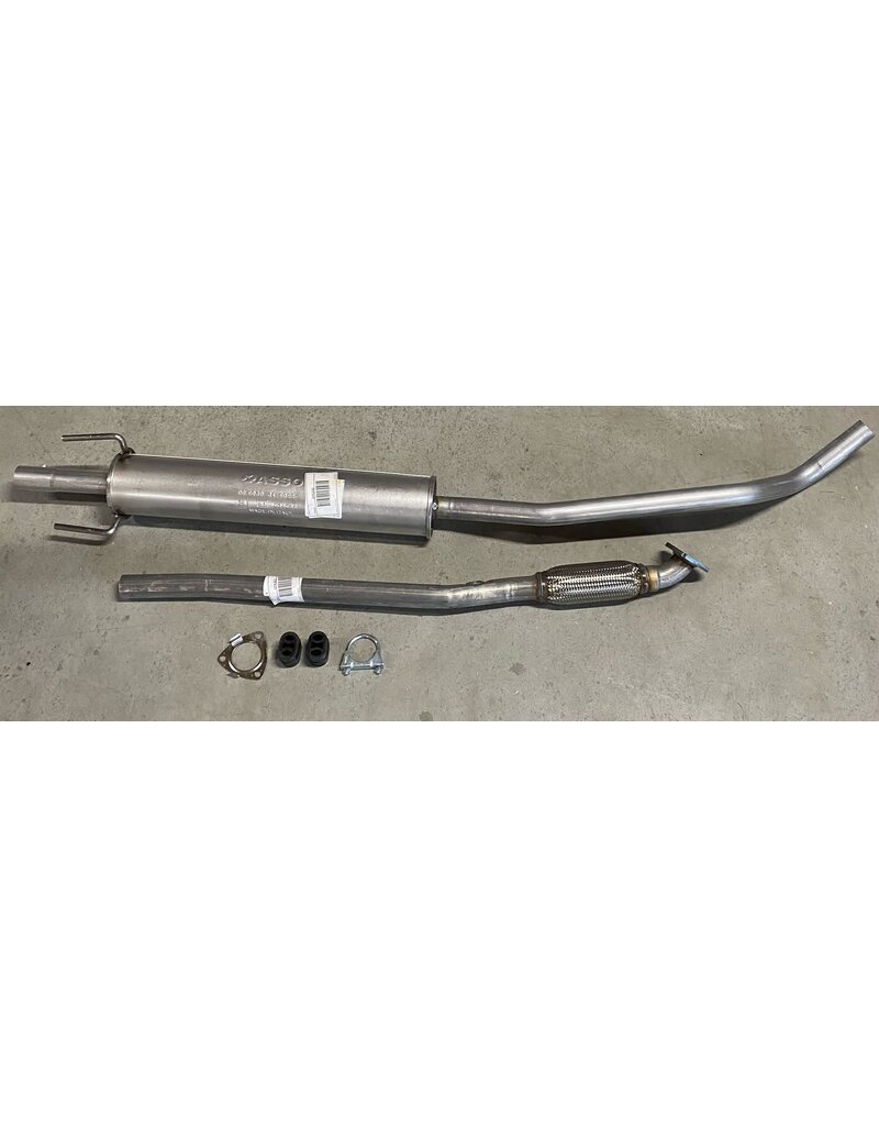 Edex Uitlaat Tussendemper + Voorpijp Opel Corsa C