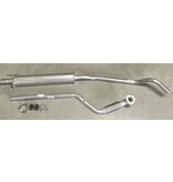 Edex Complete uitlaat Voorpijp + Middendemper Opel Corsa C 1.4