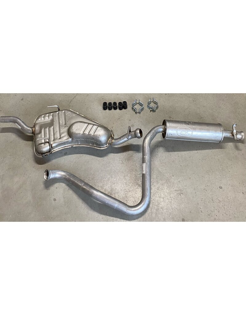 Edex Complete uitlaat Einddemper + Middendemper Saab 9-3, 900