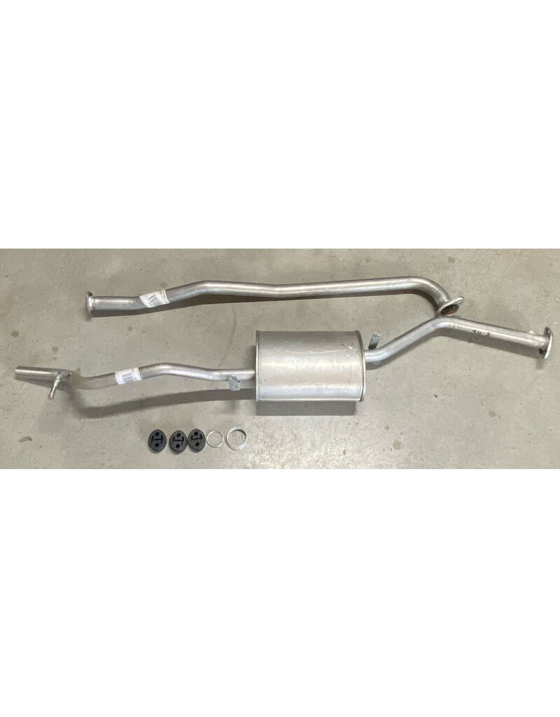 Edex Complete uitlaat Einddemper + Middendemper Suzuki Alto 1.0