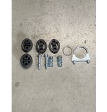 Edex Complete uitlaat Middendemper + Einddemper Toyota Yaris 1.0