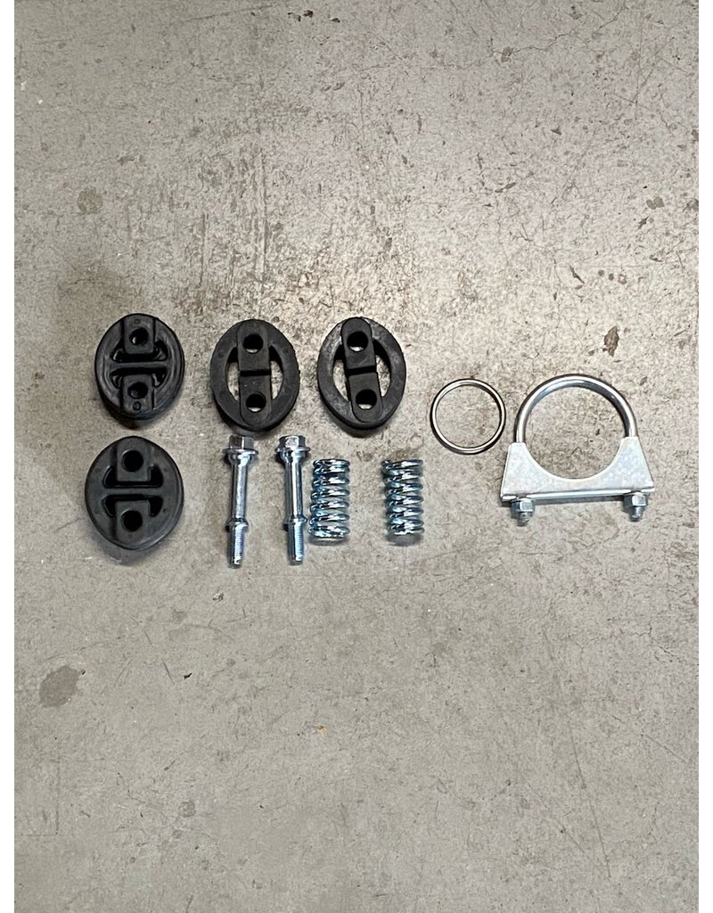 Edex Complete uitlaat Middendemper + Einddemper Toyota Yaris 1.0
