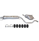Edex Uitlaatset, Tussendemper + Einddemper Opel Zafira B