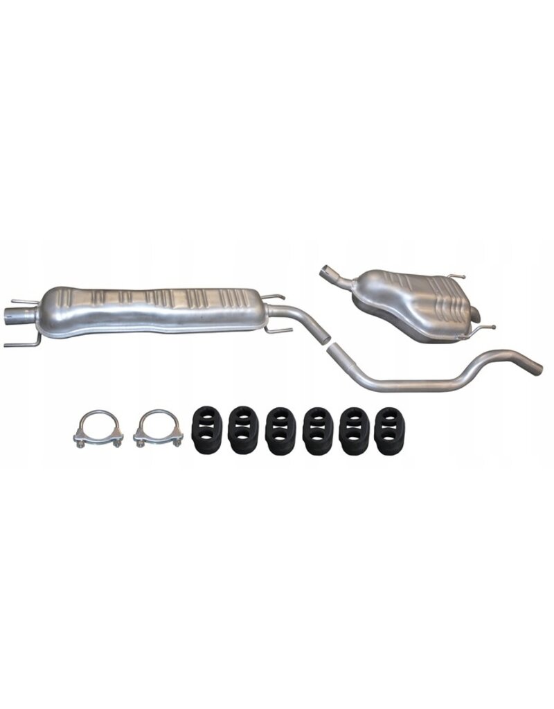 Edex Uitlaatset, Tussendemper + Einddemper Opel Zafira B
