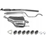 Edex Complete Uitlaat, Voorpijp + Middendemper + Einddemper Opel Zafira B